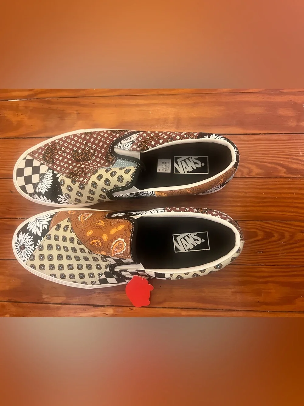 Vans Classic Slip-On Tiger Patchwork Shoes | Men’s Size 12 | New in Box